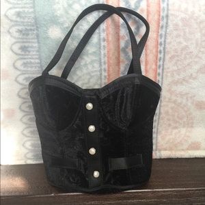 Bustier shaped purse
